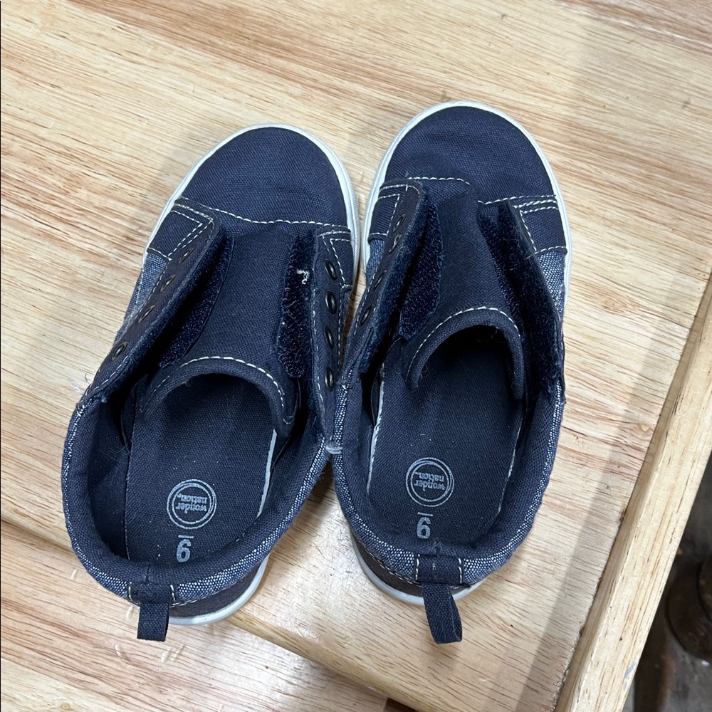 Wonder Nation Kids Dress Shoes - Navy and White - Picture 3 of 3